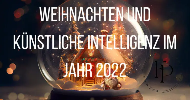 Weihnachten und Kuenstliche Intelligenz im Jahr 2022